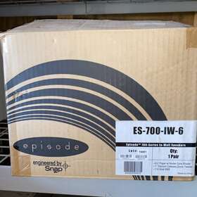 Es-700-iw-6 Speakers Episode 700-series In-wall New In Box Z7 Es-700-iw-6 Speakers Episode 700-series In-wall New In Box Z7