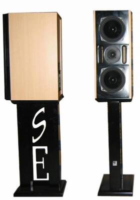 Fss-1500se Speakers New Suber Electronics Bookshelf Surround With Stands Pair