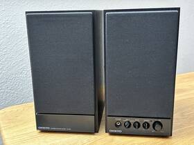 Gx-d90 Speakers Onkyo Small Two-way Powered Analog And Digital Inputs Black