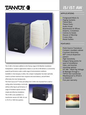 I5aw Speakers Tannoy - White Pair