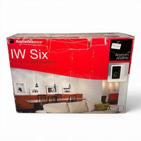 Speakers Iw6s Audiosource In Wall - Iw Six S 6.5 Inch Woofer White