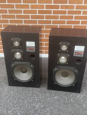Jl-540w Speakers Vintage Kenwood 3-way 3 Speaker System 130w Read Description