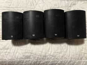 Lht3000 Speakers 4 Dual Electronics High Performance Outdoor Indoor Black New