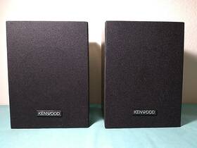 Lsk-02b Speakers Kenwood Black 4 Inch Full Range Speaker System Pair 40-watt 8 Ohm