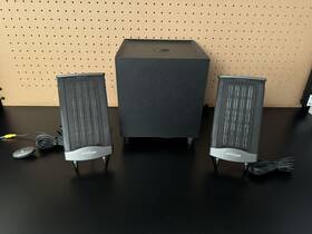 Mm-700 Speakers Pair Of Monsoon Flat Panel Tested Read