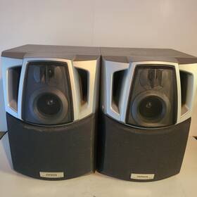 Sx-naj22 Speakers Naj22 Aiwa Stereo Pair Japan Bookshelf Audio Good Working Condition