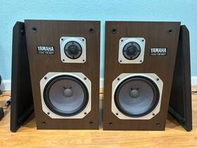 Ns-20t Speakers Rare Yamaha Natural Sound With Wood Finish Ns-20t Speakers Rare Yamaha Natural Sound With Wood Finish