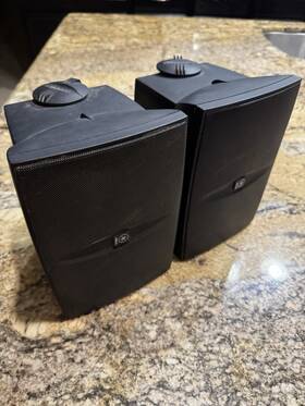 Ns-aw1 Speakers Pair Of Yamaha Two-way Indoor/outdoor Black -tested Sound Great