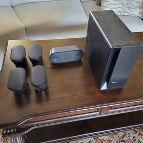 Psfx50 Speakers Samsung Surround Sound Including Subwoofer Center Speaker And Four Ext