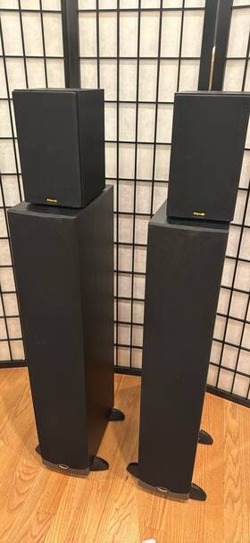 R-14m Speakers Rf-15 Klipsch Tower And Rear Bookshelf Surround System