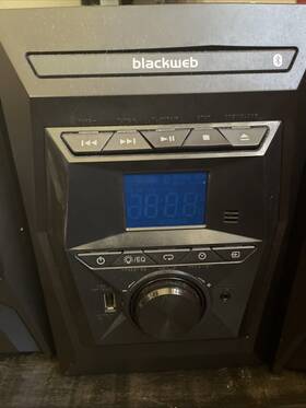 Rs3697b Speakers Black Web Stereo And