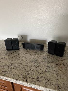 Rtd615i Speakers Rca Surrount Sound Speaker System Lot Of 5 Tested Working