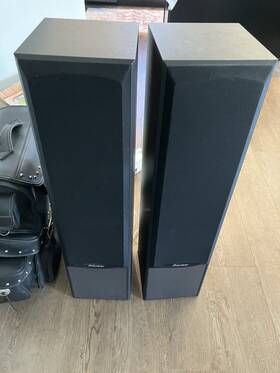 S-h452f-k Speakers Pioneer 2 Pair Tested Good Condition See Pics 160w
