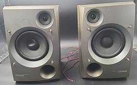 San2410-a Speakers Pioneer S-p170 Left And Right - Missing Front Covers Untested