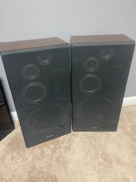 Sb-2480 Speakers Floor Pair - Technics 4-way