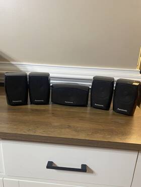 Sb-hc10 Speakers Sb-hf10 Panasonic Surround Sound Set Of 5 Sb-hs10 Tested