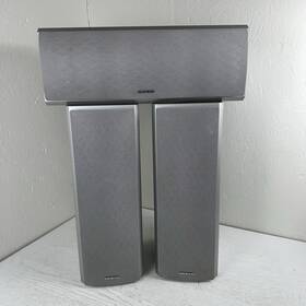 Skf-530f Speakers Skf-530 Onkyo Skc-530c Center Right And Left Silver