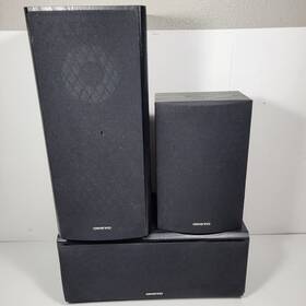 Skf-520f Speakers Skm-520 Onkyo Set Of Three Home Theater Model Skf-520s/ Skc-520c/ Good