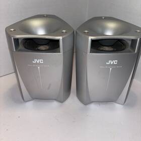 Sp-thc5s Speakers Pair Of Jvc Surround - Silver 5.5 Inch Tall