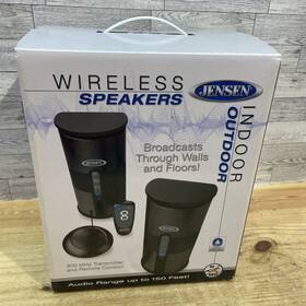 Sp1790jk Speakers New Jensen Indoor/outdoor Wireless Deck Patio 900mhz 150 Range Remote Sp1790jk Speakers New Jensen Indoor/outdoor Wireless Deck Patio 900mhz 150 Range Remote