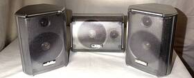 Sp-thm505f Speakers Spthm505c Lot Of 3 Jvc 1 Center Speaker 2 Front