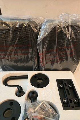 Ts40d-b Speakers Theater Solutions Outdoor Patio Pair Black New In Box