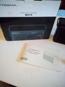Tv8000 Speakers Tosima Wireless Tv Rechargeable New/open Box