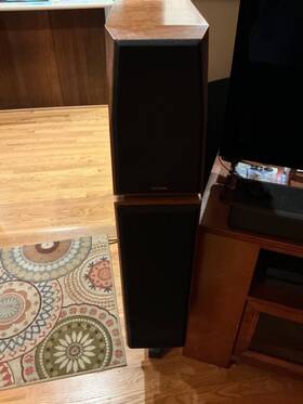 Vr4-jr Speakers Von Schweikert Full Range African Hazelwood