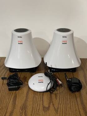 Wes2000 Speakers Royal 900 Mhz Wireless Indoor And Outdoor Speakers. Tested Working