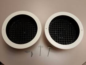 68ca20c Speco G8ca20c Pair Of 8 Inch In Ceiling Coaxial With Custom Soft White Baffles