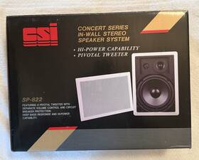 Sp-822 Speco New In-wall Flush Mount Speaker