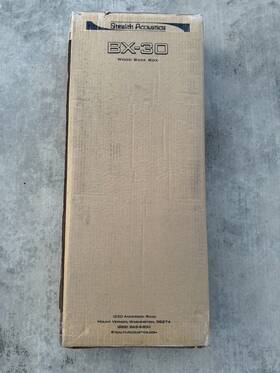 Stealth Acoustics Bx-30 Wood Back Box Wired Rectangular Brown New 2025