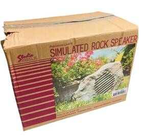 Sai-300g Studio Acoustics Outdoor Rock Speaker With Woofer Garden Patio New In Box