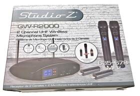 Studio Z Gwr2000 Gw-r2000 Uhf Wireless Microphone - Professional Karaoke Microphones