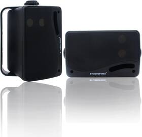 Stu-301b-ly Studiofinix Herdio 3.5 Inch 200w Outdoor Wall Mount Speakers Wired Waterproof