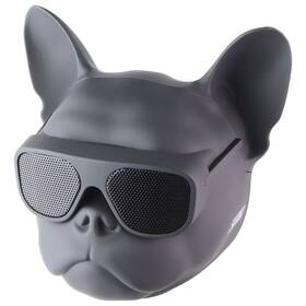 Sway 850005123743 Air Fitz Desktop Bluetooth Media Speaker - Black French Bulldog