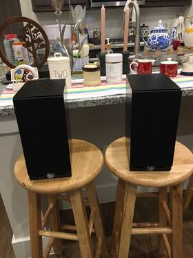 Aura-1 System-audio Sa Aura 1 Mini-monitor Speakers Made In Denmark Very Rare