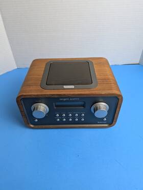 Vx4rs0001 Tangent Quattro Mk2 Wifi Table Radio - Walnut Tested/working