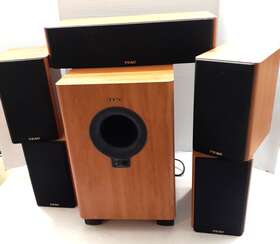 Lsr-200 Teac Subwoofer 250 Watts Complete Surround Sound Speaker 6 Piece Set Lsr-200 Teac Subwoofer 250 Watts Complete Surround Sound Speaker 6 Piece Set