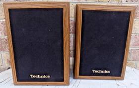 Sb-s20 Technics Woodgrain Model 8 Ohm Two Way Speakers One Pair Tested