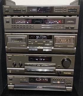 Rs-tr270 Technics Sc-c50 Vintage 90s Su-g95/sh-gs71/ St-k55/sl-pd665/rs-tr270 5pcs Hifi System