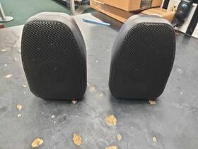 S8r-1 Techwood 2 Rear Surround Speakers Black Stereo - Tested