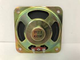 Sk013 Tek Tone Lot Of 2 3.5 Inch Speakers 45 Ohm 1w #1 100% Life Left #2 Damaged