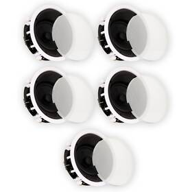 5tss6a Theater Solutions Tss6a Flush Mount Angled Speakers With 6.5 Inch Woofers 5 Pack