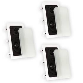 Ts50w Theater Solutions 849155014650 In Wall Speakers Surround Sound Home 3 Speaker Set