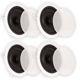 Ts65c Theater Solutions 849155014766 In Ceiling 6.5 Inch Speakers Surround Sound Home 2 Pair Pack