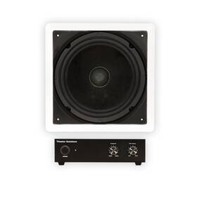 Ts1000a Theater Solutions 849155034269 Ts1000 Flush Mount 10 Inch Subwoofer Speaker And Amp Set