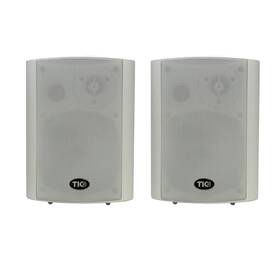 Asp60-5 Tic 999993393827 Outdoor Weather Resistant Patio Speakers With 70v Switch Pair Asp60-5 Tic 999993393827 Outdoor Weather Resistant Patio Speakers With 70v Switch Pair