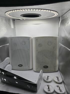 Wps5-w Tic 5 Inch Outdoor Weather-resistant Wifi Patio Speakers With Airplay Pair