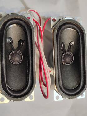 42-45108c-xxog Tl Tv Speaker Set 8 Ohm 3 Watts Used Television Replacement Parts 42-45108c-xxog Tl Tv Speaker Set 8 Ohm 3 Watts Used Television Replacement Parts